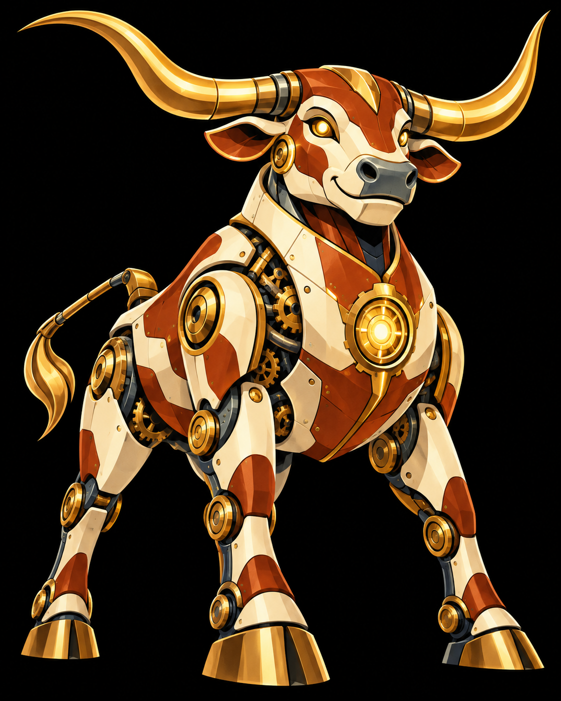 A robotic steer, one of the herd